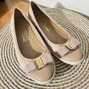 Salvatore Ferragamo Quilted Flats